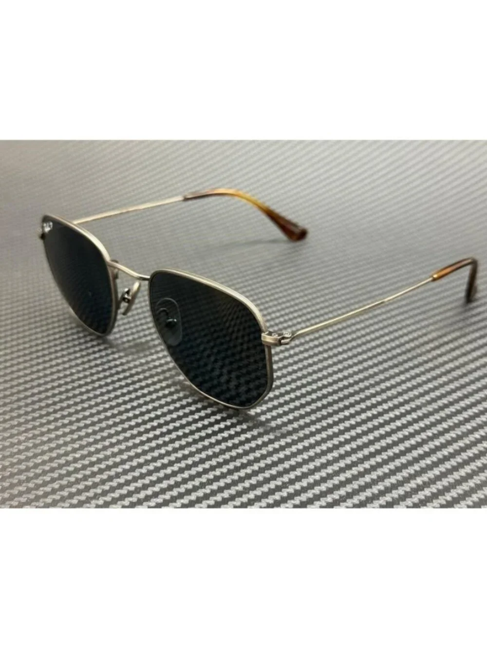 New Ray-Ban Men Gunmetal Titanium Sunglasses 51-21-145